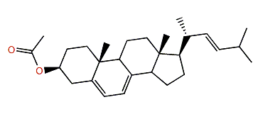 24-Norcholesta-5,7,22-trien-3b-yl acetate